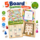 5 Board Games Combo (Age 5+)