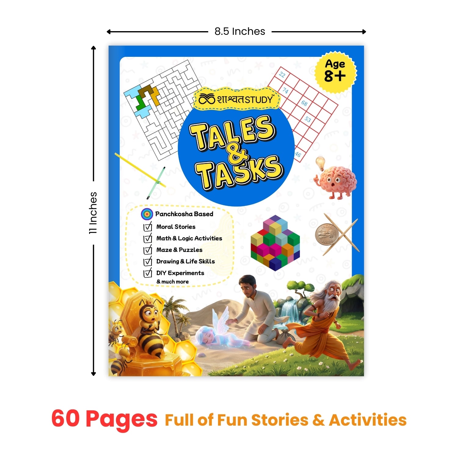 Tales & Tasks – Story & Activity Book for Kids (Age 8+)