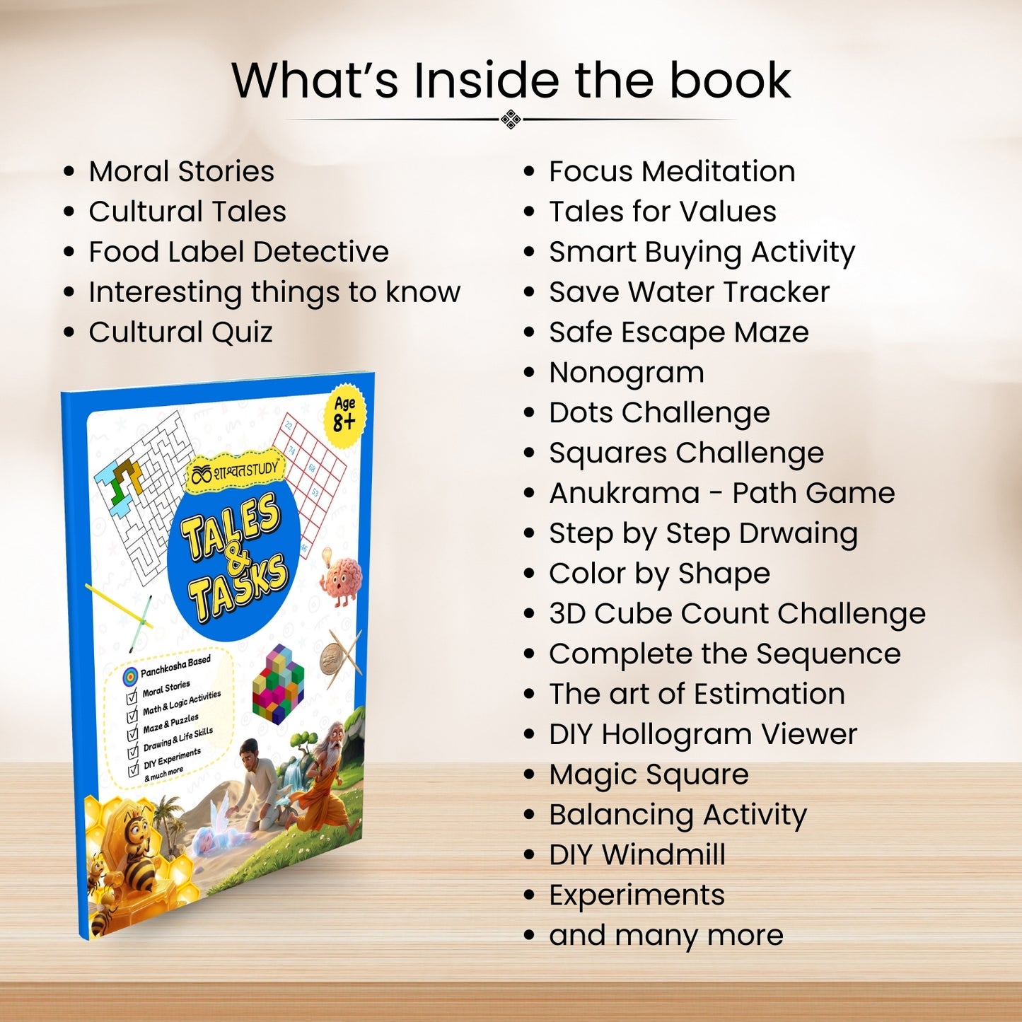 Tales & Tasks – Story & Activity Book for Kids (Age 8+)