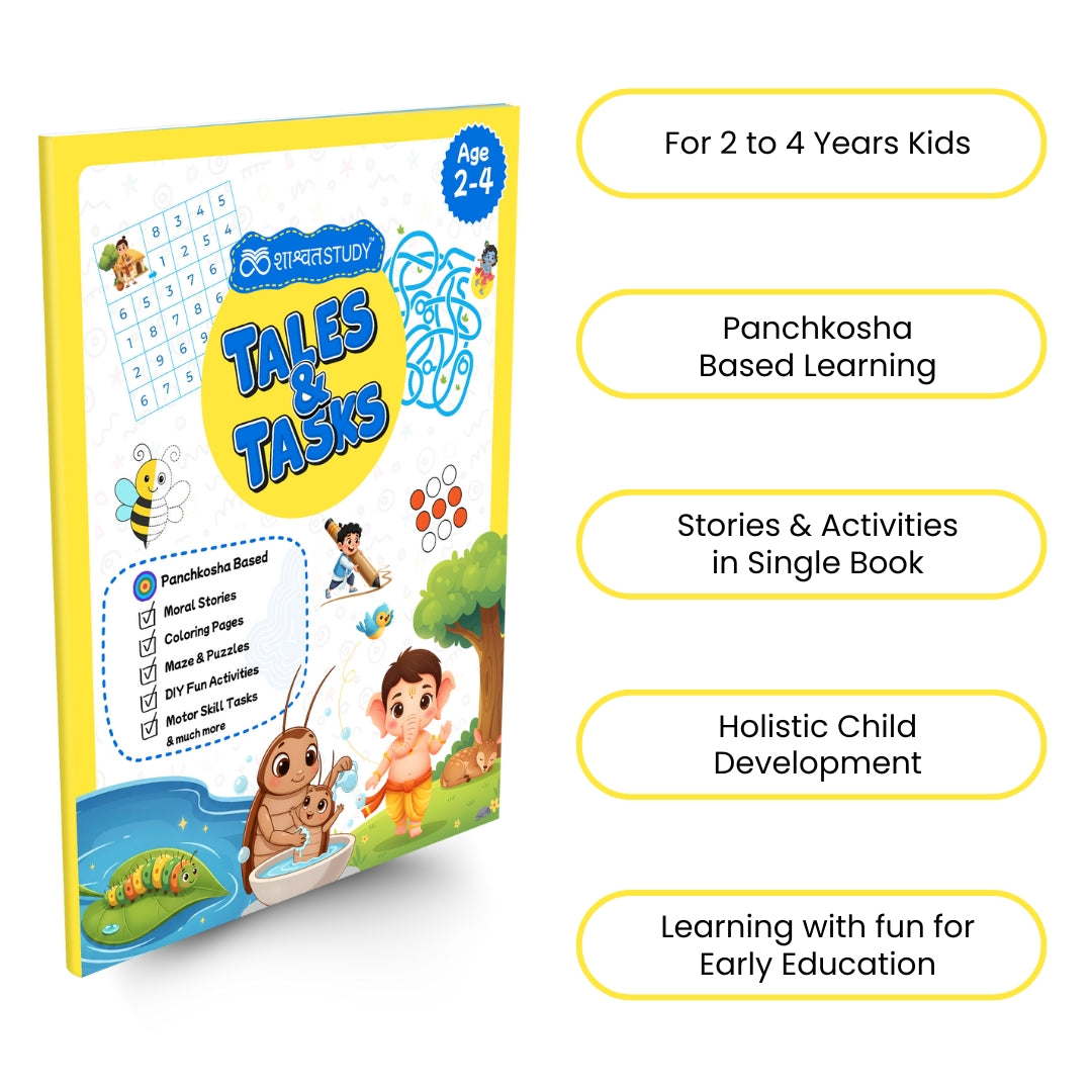 Tales & Tasks – Story & Activity Book for Kids (Age 2 to 4)