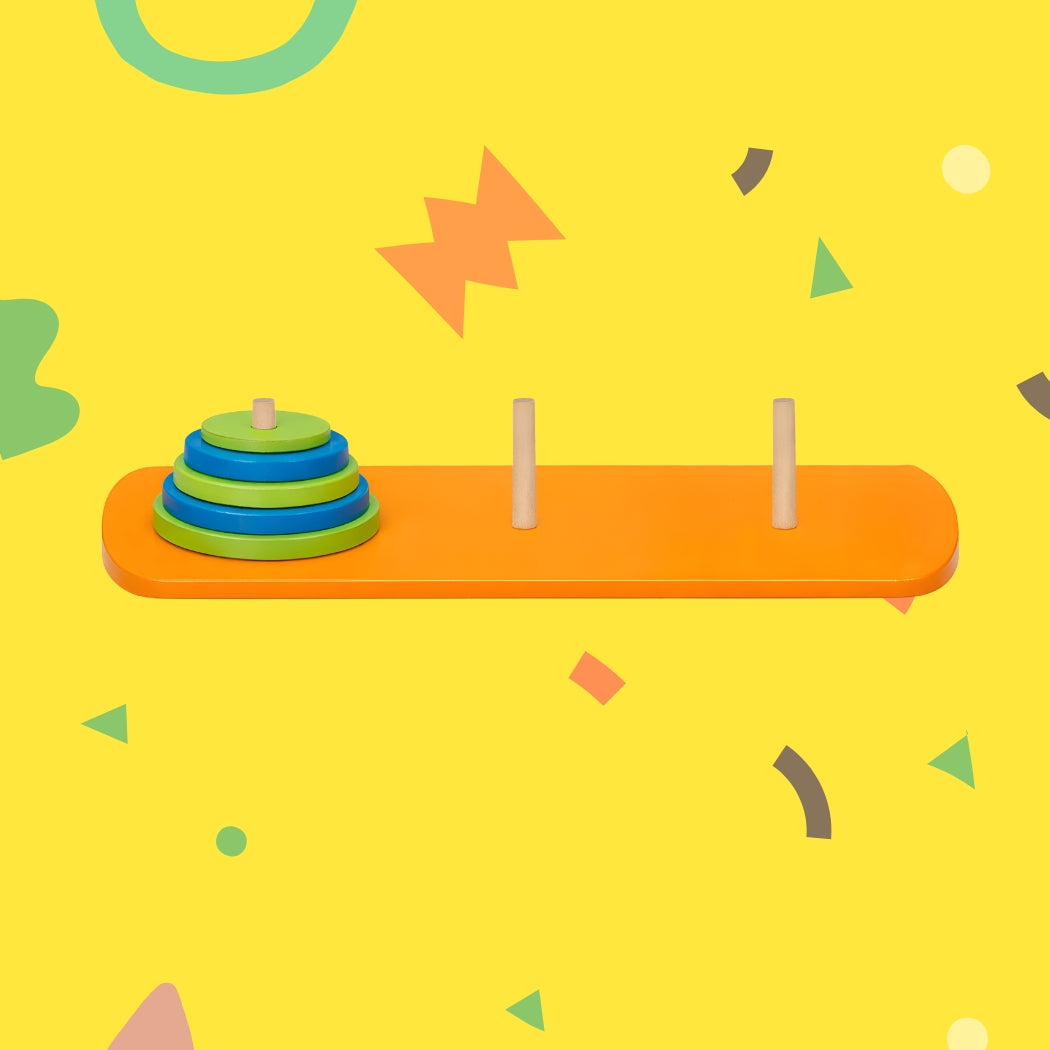 Tower of Hanoi Wooden Logic Puzzle