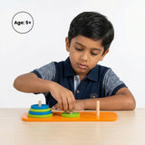 Tower of Hanoi Wooden Logic Puzzle